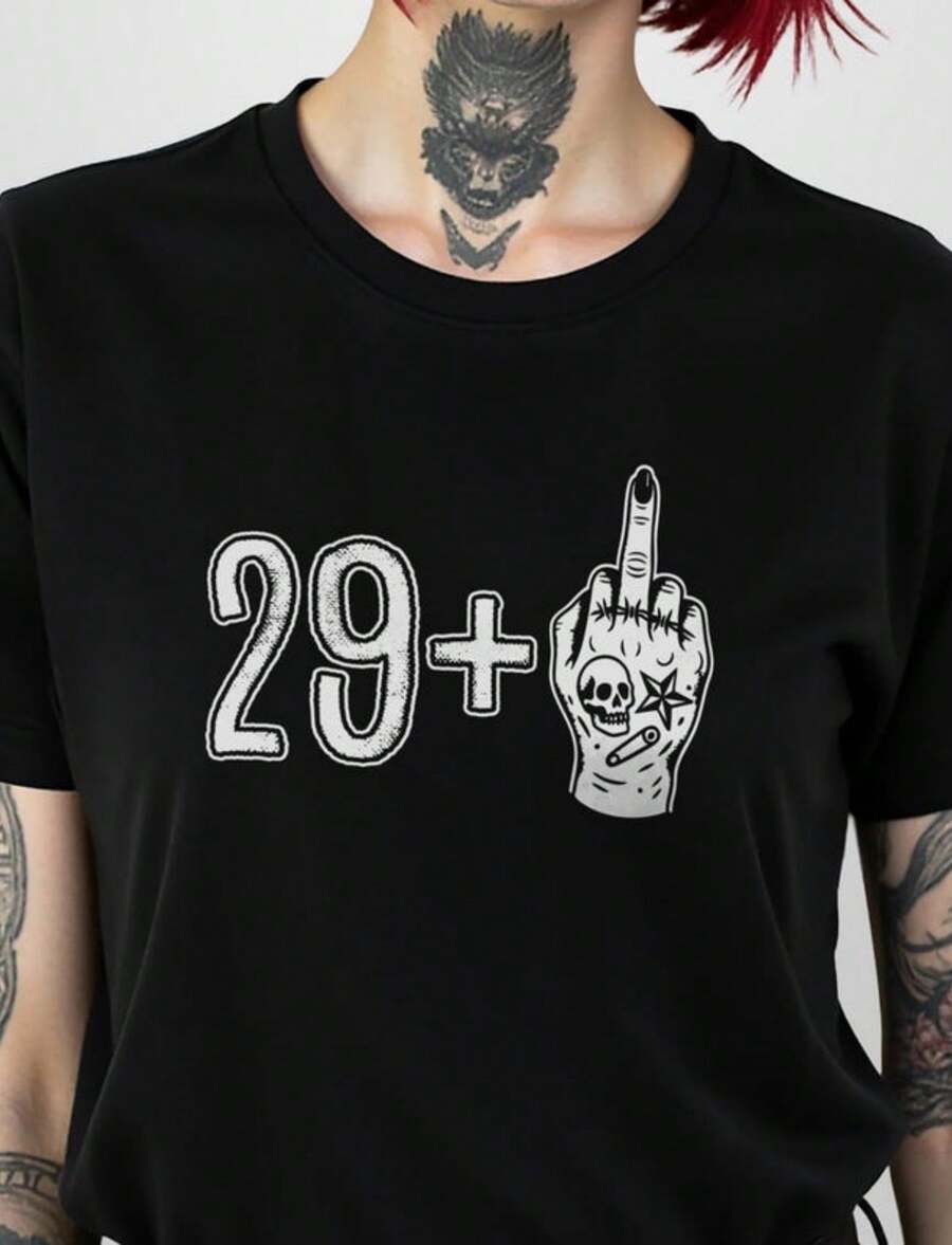 Vintage Rock 30th Birthday Shirt - Funny Alternative Birthday Celebration T Shirt - màu đen - Xem 1