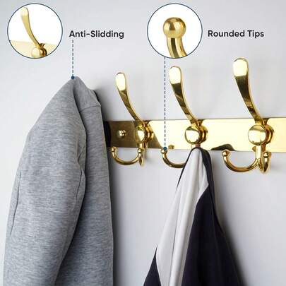 رف قبعة معلق على الحائط، حامل قبعة معدني أسود عمودي، خطاطيف معلقة للمعاطف/الحقائب/الأوشحة، مناسب للمدخل/المكتب/الممر/تخزين الحمام