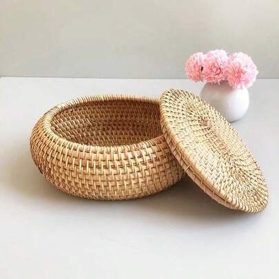 1pc Storage Jar, Organizer Box, Small Snack Box, Tea Box, Checkers Storage Box, Desktop Organizer Box For Room And Living Room