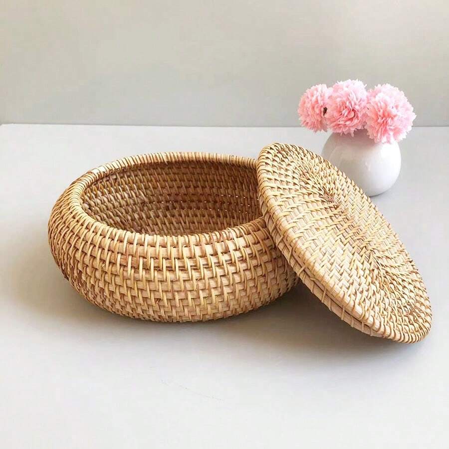 1pc Storage Jar, Organizer Box, Small Snack Box, Tea Box, Checkers Storage Box, Desktop Organizer Box For Room And Living Room