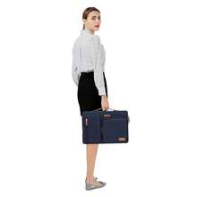 9-11 Inch Tablet Sleeve Case For IPad A16 2025, IPad Air 11 Inch M3 M2, IPad Pro 11 M4, IPad 10/9/8/7th, Galaxy Tab A9+/S9/S8/Plus 11, Side Open Carrying Bag With 4 Zipper Pockets, Navy Blue,11inch,NavyBlue - 海軍藍 - 查看 7