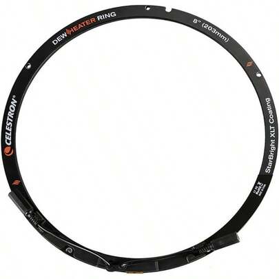 Dew Heater Ring Aluminum Dew Prevention Compatible 8'' SchmidtCassegrain EdgeHD RASA Telescope Black 94051