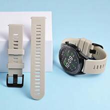 Smart Watch Strap - Sand (Black Buckle) - View 8