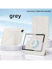 磁吸式可拆卸平板电脑保护套，适用于 iPad A16，3+Y 折叠设计，带笔槽，透明亚克力底壳，适用于 iPad 第十代，也适用于 iPad Pro 11 英寸（2020/2021/2022）、iPad Air 11 英寸（M2）、iPad Air 11 英寸（M3）、iPad Mini 7/6 英寸，多角度支撑，智能睡眠唤醒功能，也适用于 iPad 第九代。