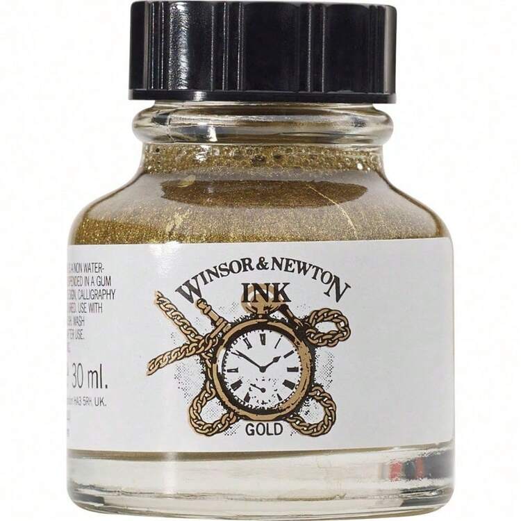 Winsor & Newton Drawing Ink, Quick Drying Drawing Ink, Yellow (Sunshine Yellow), 14 Ml - Vàng - Xem 8