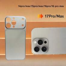 Compatible With IPhone 13 Pro/14 Pro/15 Pro/16 Pro/13 Pro Max/14 Pro Max/15 Pro/6 Pro Max Back Cover, A Sticker That Can Turn Your Phone Into An Compatible With IPhone 17 Pro/17 Pro Max, Instantly Own A New Phone, The Aluminum Alloy Frame A Fixed Structural Support, Ultra-Carbon Crystal Glass Enhances Crack Resistance,