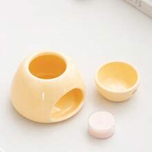 1pc Ceramic Standalone Chocolate Melting Pot, Suitable For Melting Cheese, Chocolate, Butter And Caramel. Ideal For Date Night, Birthday, Wedding And Christmas Celebrations. Also Great For Small Hot Pot, Baking And DIY Cooking Projects, Meets Various Cooking Needs. - Multicolor - View 6