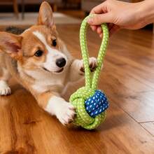 Durable & Stylish Dog Rope Toy, Interactive Pet Toy - Multicolor - View 5