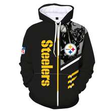 Pittsburgh Steelers Men's Hoodie - Men's And Women's Pittsburgh Steelers Football Hoodie - 彩色 - 查看 5