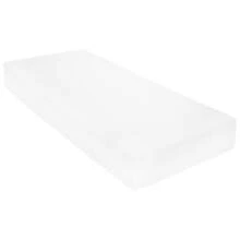 vidaXL Tagesbett Mit Matratze 90x200 Cm Weiß Kiefer Massivholz - White - View 6
