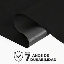 VINILMAX Lona Impermeable de 1.50x1m Uso Rudo con Protección UV para Exterior | Resistente a Polvo, Lluvia y Nieve | Ideal para Camiones, Obra y Construcción | Disponible en Varios Colores - Negro - Ver 7