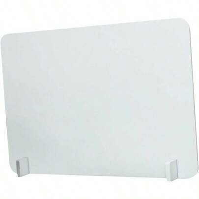 Desk Separator Panel Testing Dividers Partition Board Indoor Room Dividers Desk Protector Privacy Desk Divider Desk Privacy Board Trifold Poster Board Office Sneeze Acrylic White