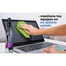 EstiloTendenciaOpticlear. ® |   Kit De Limpieza Para Pantallas, Para LCD LED HDTV Monitores De Computadora,TV, IPad, , Tablet, Smartphone, Laptops |   SolucióN 125Ml + Microfibra Ultra Premium 19X17Cm |   Sin AlcoholCalidad PremiumVersióN Mejorada