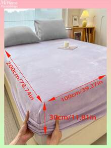 Lençol de veludo cristal de cor sólida (1 peça), roupa de cama, protetor de colchão, capa de cama, roupa de cama confortável e quente para o lar, protetor de colchão antipilling, macio e agradável ao toque, disponível em várias cores para meninos, meninas, dormitórios estudantis, decoração simples e moderna para casa, roupa de cama macia e confortável para o quarto, capa de colchão moderna, protetor de colchão completo, lavável à máquina, roupa de cama para a volta às aulas. - Multicolorido - Ver 120