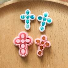 Inlaid Gemstone Series Polymer Clay Cutter Clay Cutting Molds Earring Jewelry DIY Handmade Cutting Molds For DIY Earrings & Crafts, Perfect For Handmade Decorations, Jewelry Making Tools ﻿