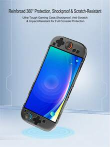 1 Set: 1pc Console Protective Case + 2pcs Detachable Controller Protective Covers + 4pcs Joystick Caps, Anti-Slip, Anti-Sweat, Anti-Scratch, Enhancing Gaming Experience - Multicolor - View 5