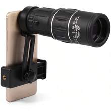 ASHATA 16x Zoom Precise Monocular Telescope Waterproof Phone Telescope With Stand For , , , , Etc. - 1 - View 10