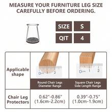 4/8/16/36件硅胶椅腿地板保护垫，带毛毡垫，防刮家具罩，家具滑块，有效保护地板降低噪音，适用于各种室内场景（深棕色）