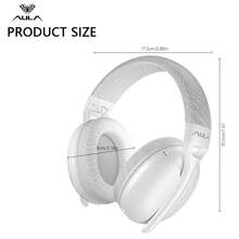 AULA S6 Over-Ear Headphones With Foldable Microphone, Wireless Gaming, Portable, Low Latency, Long Battery Life, Three Modes, Supports Wired/2.4G/Bluetooth Connectivity, Suitable For Desktop And Laptop Gaming. - Multicolor - View 4