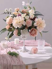 Bộ 5 cờ trang trí bàn xếp ly màu hồng nhạt, khăn trải bàn màu hồng, khăn trải bàn tiệc, đồ dùng tiệc sinh nhật, quà tặng sinh nhật, đồ trang trí sinh nhật, vải tuyn hồng mỏng cho đám cưới, cờ trang trí trung tâm bàn ăn, đồ trang trí tiệc chiêu đãi, quà tặng đám cưới, khăn trải bàn, quà cưới, khăn trải bàn nhà bếp, thích hợp cho nhiều bữa tiệc, đám cưới, tiệc cô dâu, sinh nhật, tiệc mừng em bé, năm mới và nhiều dịp khác. - Màu Hồng baby - Xem 7