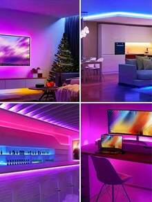 5M RGB Flexible LED Neon Strip Lights, USB Powered Decorative Neon Lights For Indoor And Outdoor Use, DIY Neon Lamp, Suitable For Room, Wall, Holiday And Party - Multi-color light - View 6