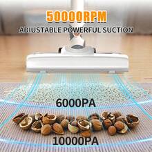 四合一无线手持吸尘器，超轻便携 - 10000pa 强劲吸力，50000RPM 高速电机，USB 充电，配备 3 块 2000mAh 长效电池，多种模式可选，集吸尘、拖地和扫地于一体，适用于家庭、地毯、宠物毛发清洁 - 公寓用户的理想之选，清洁快速，时尚设计，高效过滤，小巧便携，适合家庭和办公室使用 - 多功能吸塵器[主機+配件] - 查看 8