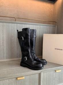 Botas de media caña para mujer - Botas negras - Ver 1
