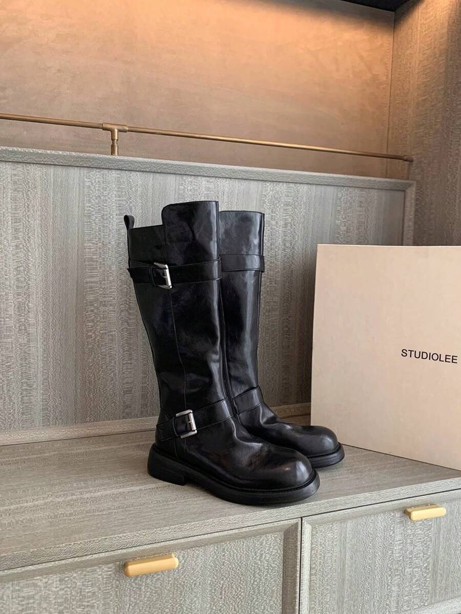 Botas de media caña para mujer - Botas negras - Ver 1