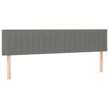vidaXL Boxspringbett Mit Matratze, Dunkelgrau, 180x200 Cm, Stoff - Xám - Xem 6