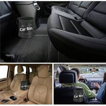 5.91 X 7.87 Inch Convenient Car Trash Can With Hanging Garbage Bag, Suitable For Car, Home, Office, Bedroom, Living Room. Sturdy Structure Can Be Used As Trash Can, Kitchen Trash Can, Or Small Trash Bin. - Multicolor - View 6