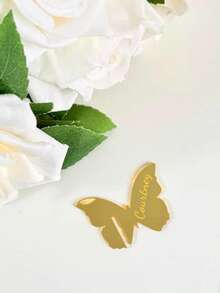 4.5cm Butterfly Drink Marks, Personalized Glass Decor, Custom Wine Charm, Wedding Wine Charms, Gold Wine Charms, Wine Charms, Wedding Charms,Multi-Functional,Durable,Ornamental,Reusable,Exquisite,Stylish,High-Quality,Colorful,Modern,Custom,Personalized,Unique,Ideal Gifts For Him,Ideal Gifts For Her,Boyfriend,Dad,Girlfriend,Mom,Family,Friends,Tea Room,Home,Garden,Office,For Anniversaries,For Valentine's Day,For Mother's Day,For Birthdays,For Father's Day,For Graduation,For Weddings,For Housewarming,SummerHoliday - Multicolor - View 2