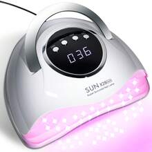 SUN X28MAX 90 LED UV Nail Lamp, High Power Fast Curing Lamp With Detachable Base, Professional Portable Nail Lamp For Salon And Home Use, US Plug - Valentine's Day Gift, Christmas Gift - View 2