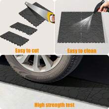 Textured Stone 12-Inch Patio Tiles, DIY Interlock Deck Tiles, Porch, Pool, Balcony, Yard Tiles, Quick And Easy Installation, Backyard, Pool, Balcony, 44 Pieces