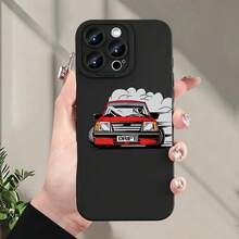 A Popular Creative Car Pattern Phone Case, Compatible With Iphone 16/15/14/13/12/11/XS/XR/X/7/8 Plus/Pro/Max/Mini - A Stylish Design Suitable For Everyone, Perfect As A Gift For Friends, Family, Boyfriends, Or Girlfriends.,Suitable For IPhone17 Air - Black - View 5