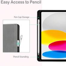 Case For IPad (A16) 11th Generation 11 Inch 2025, IPad 10th Generation Case 10.9 Inch 2022 Flip Stand Auto Sleep Cover With Pencil Holder & Pocket, Cow Print,CowPrint - 牛印 - 查看 9
