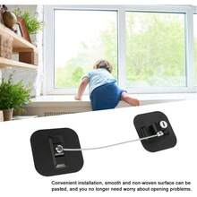 ABS Negro Cuadrado, Cerradura de Armario,  para Niños, Campana de Alarma contra Incendios, de Refrigerador con Llave - 1 - Ver 10