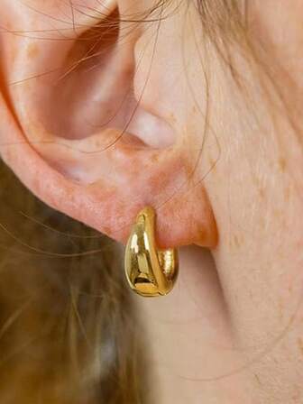 Y2K Earrings Preppy Earrings Gold Earrings Small Hoop Earrings For Women Mini Silver Hoop Earring For Women For Women Daily Wear