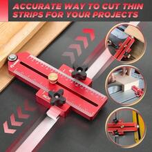 Jig Table Saw Jig Guide, Making Repetitive Narrow Strip Cuts, Fit 3/4 Inchx 3/8 Inch Slots, Table Saw Band Saw Router Table - Red - View 7