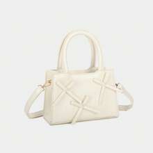 Women Top Handle Bags - Ivory - View 2