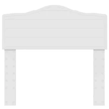 vidaXL Kopfteil aus Holzwerkstoff, 90 cm weiß - Weiss - Übersicht 4