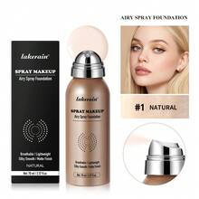 Lakerain Matte Finish Foundation Spray, Natural, Lightweight, Breathable, Waterproof, Long-Lasting, Hydrating, Smooth Makeup Base - Nhiều màu - Xem 12