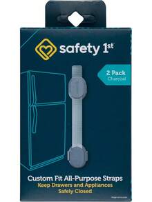 Safety 1st Correa multiusos de ajuste personalizado 2 piezas, blanco - Negro - Ver 3