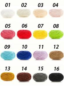 1pc Velvet Soft Yarn, 50g/Pc,Handmade DIY Knitting Medium Chunky Yarn Popsicle Yarn, Bulky Polyester Soft Knitting Yarn, Suitable For DIY Crafts, Suitable For Knitting And Crocheting Scarves, Hats, Shoes, Bags, Cushions, Dolls, Blankets, Slippers,Valentine's Day Gift.
