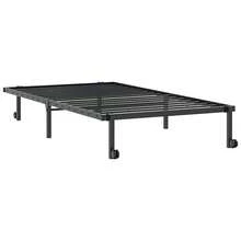 vidaXL Bettgestell Ohne Matratze Klappbar Schwarz 107x203 Cm Stahl - Black - View 8