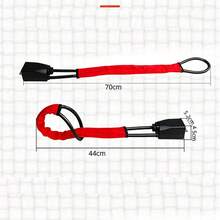 Steering Wheel Lock Anti-Theft Car Security Device Heavy Duty Seat Belt Lock Black/Red/Yellow - Red - View 3