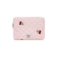 VALUEWIN 可爱樱桃图案笔记本电脑平板电脑保护套包，适用于9.7-11英寸、13-14英寸、15-16英寸笔记本电脑，可装iPad等设备，可爱羽绒笔记本电脑包，平板电脑包，笔记本电脑包，适合女性、女孩/学生，笔记本电脑保护套，收纳袋