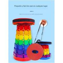 Banco Plegable Portatil,Ajustable y plegable,Ideal para hacer cola,pescar,y mucho mas - color - Ver 10