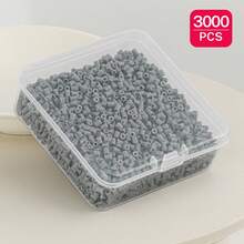 2.6mm Sundymot Fuse Beads, 3000PCS+ Black & White Colors, Individually Packaged With Small Storage Box, Suitable For DIY Pendant, Keychain, Jewelry Making, Craft, Graduation, Back To School, Christmas, Party & Birthday Gifts, Refill Pack - 2.6mm Puzzle Beads - View 15