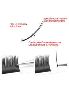 XIUSUZAKI 12Rows Fast Shipping Easy Fan Auto Eyelash Extension Supplies Handing Making Fast Bloom Flowering Pre-Bonded Lashes Volume - Black - View 23