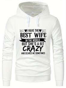 Sudadera con capucha de gofre fresca para hombres, sudadera informal para primavera, invierno y otoño, streetwear, sudadera de manga larga como regalo - Blanco - Ver 12